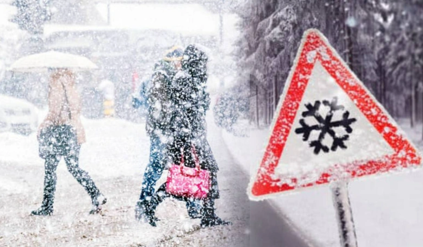 Meteoroloji'den Kar Uyarısı: 7 İlde Sarı ve Turuncu Kodlu Alarm!