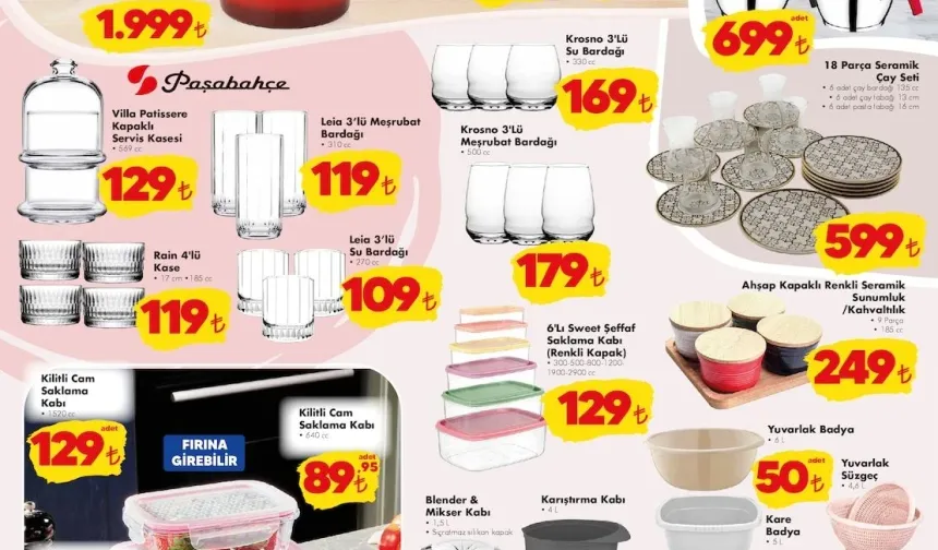 ŞOK Çarşamba Fırsatları Kataloğu Yayımlandı! (30 Nisan - 6 Mayıs 2025)