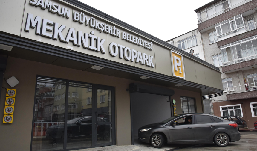 Çiftlik-1 Mekanik Otoparki Hizmete Başladi