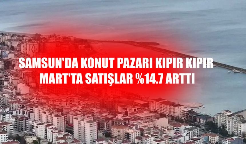 Samsun'da Konut Pazarı Kıpır Kıpır: Mart'ta Satışlar %14.7 Arttı