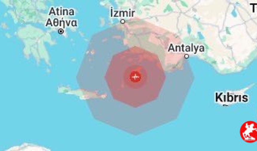 Muğla'nın Datça Açıklarında Korkutan 6.0 Büyüklüğündeki Deprem