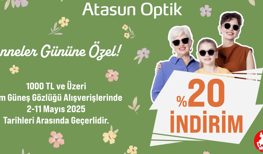 Atasun'dan Anneler Gününe Özel Büyük İndirim