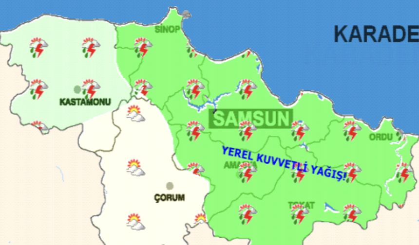 Samsun’da Resmî Törenler Öncesi Hava Durumu Netleşti: Şemsiye Gerekir mi?