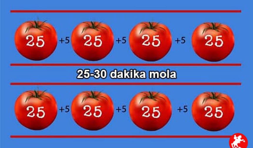 Pomodoro Tekniği Nedir? Bu teknikle daha verimli çalışmak mümkün!