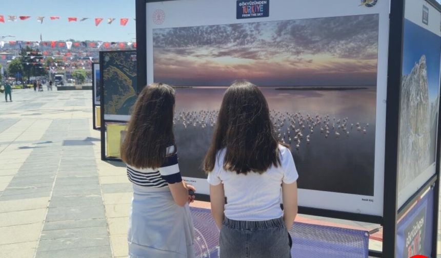 Samsun'da Gökyüzünden Türkiye Güzellikleri Sergisi Vatandaşlarla Buluştu