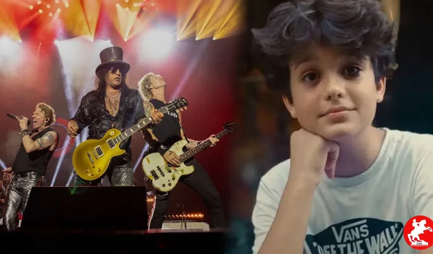 Gun's N' Roses konserinde Ahmet Minguzzi'ye şarkı hediye etti