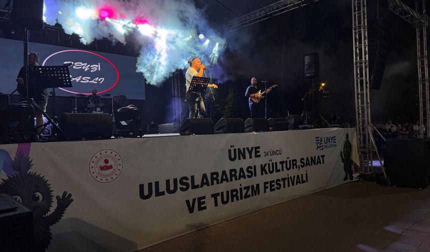 ÜNYE FESTİVALİ’NDE SANAT VE EĞLENCE DOLU GECELER