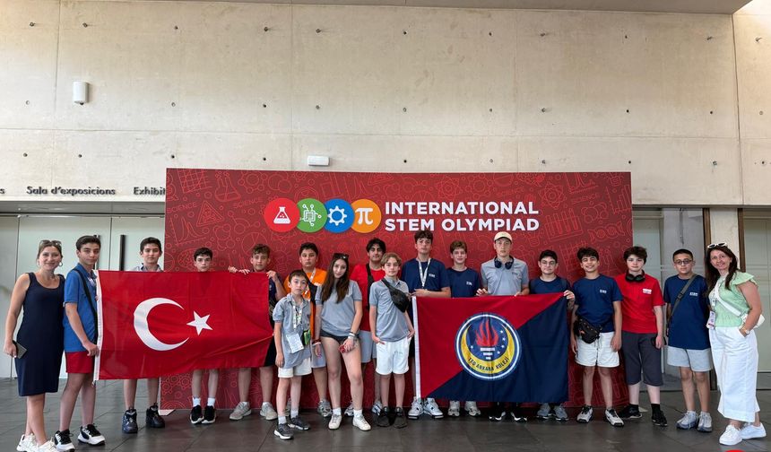 ULUSLARARASI STEM OLİMPİYATLARINDAN 30 MADALYA İLE DÖNDÜLER