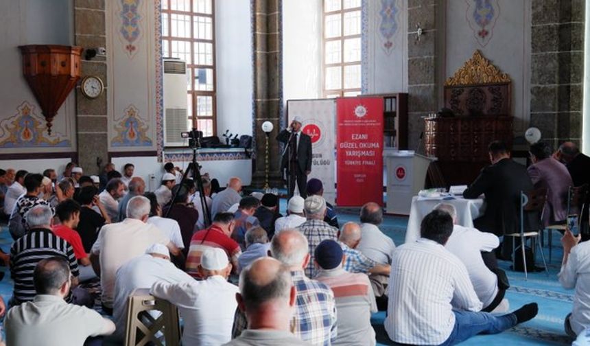 Ezanı Güzel Okuma Yarışması’nın Türkiye Finali Samsun’da Yapıldı