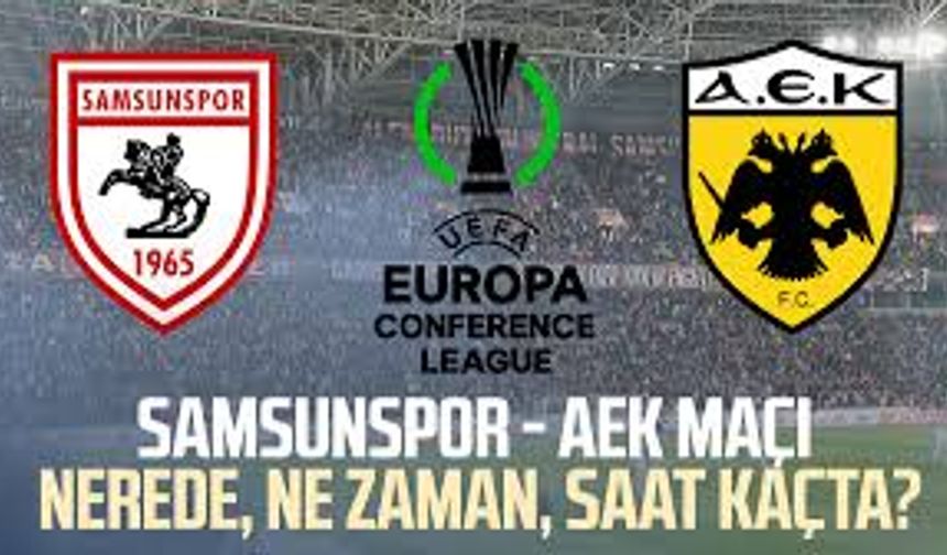 Samsunspor, AEK Karşısında Tarihi Bir Geceye Hazırlanıyor