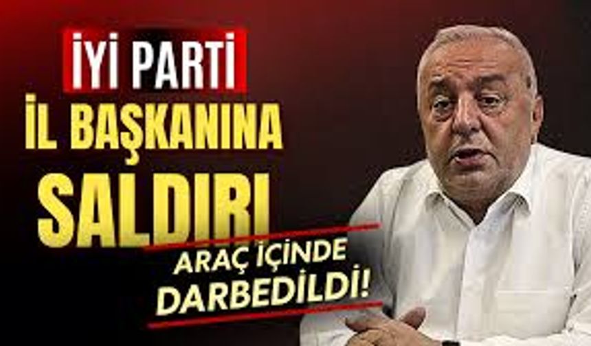Samsun’da İYİ Parti İl Başkanı’na Kırmızı Işıkta Saldırı