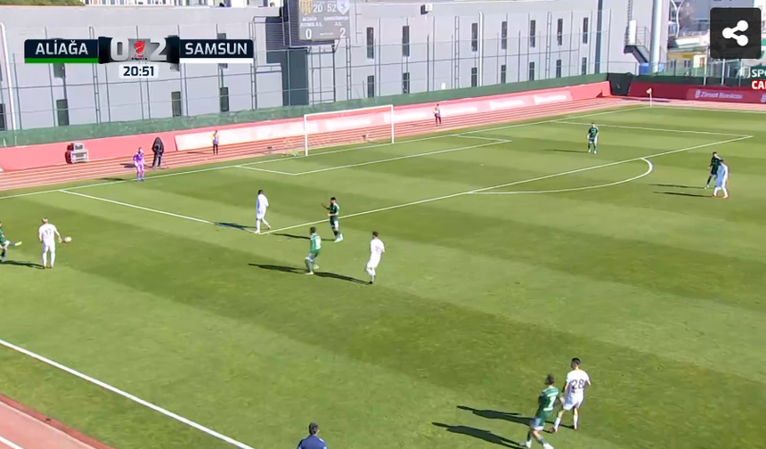 Samsunsporumuz Aliağa Karşısında 2-0 Öne Geçti !!