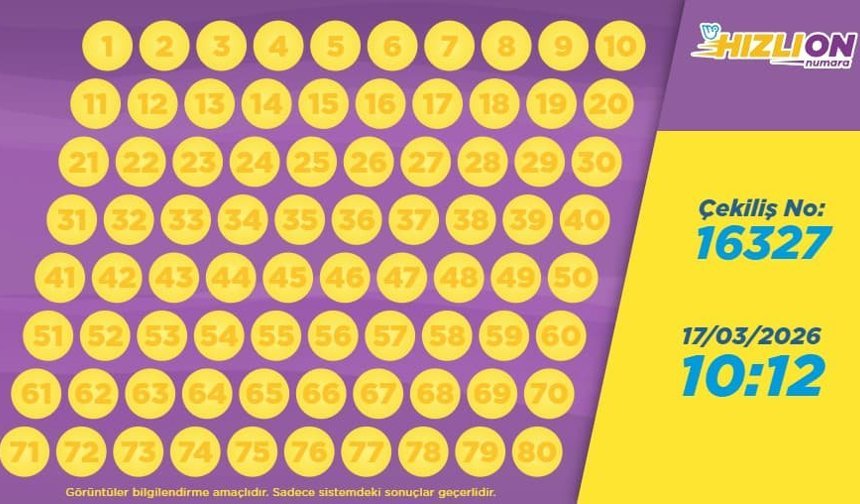 17 Mart 2026 Hızlı On Sonuçları Açıklandı: 16327 Numaralı Çekilişin Kazanan Rakamları Belli Oldu