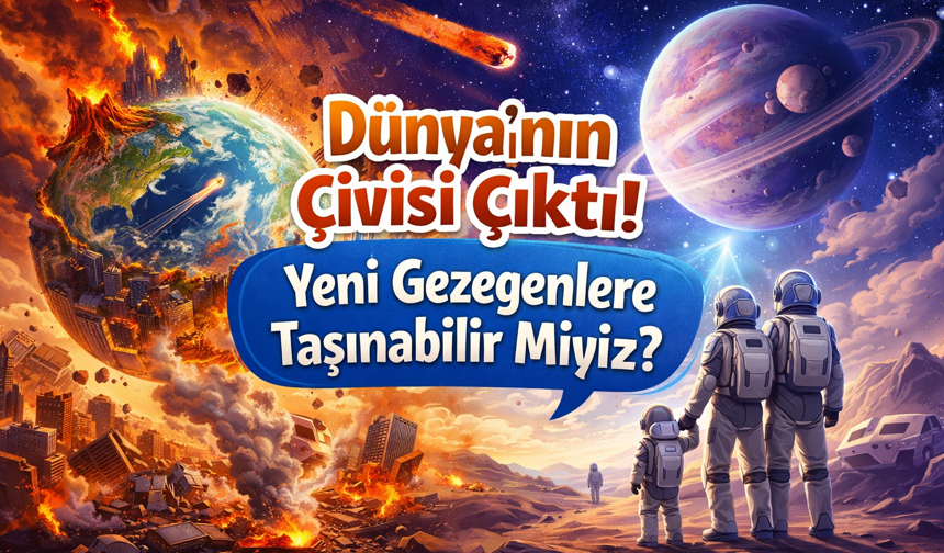 Dünya'nın Çivisi Çıktı! Yeni Gezegenlere Taşınabilir Miyiz?
