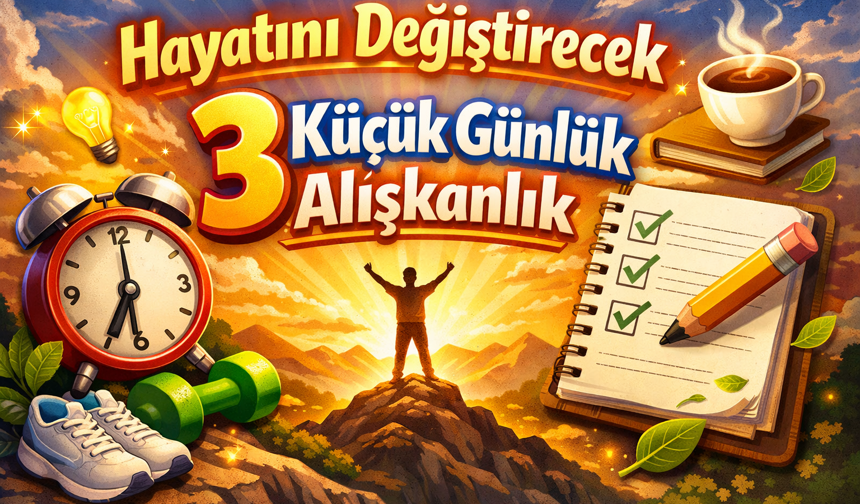 Hayatını Değiştirecek 3 Küçük Günlük Alışkanlık