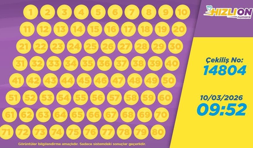 10 Mart 2026 Hızlı On Sonuçları Açıklandı: Sabah Çekilişinde Şanslı Numaralar Belli Oldu!
