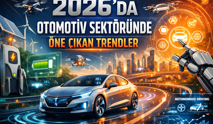 2026’da Otomotiv Sektöründe Öne Çıkan Trendler
