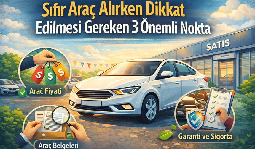 Sıfır Araç Alırken Dikkat Edilmesi Gereken 3 Önemli Nokta