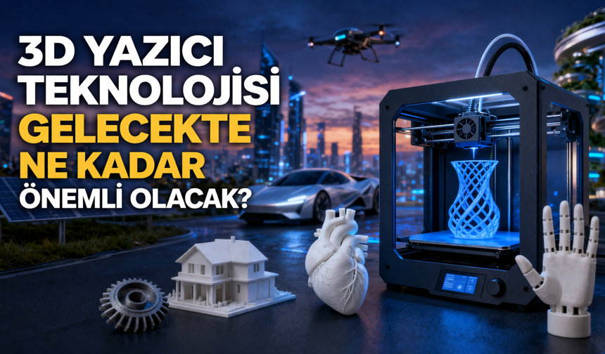 3D Yazıcı Teknolojisi Gelecekte Ne Kadar Önemli Olacak?