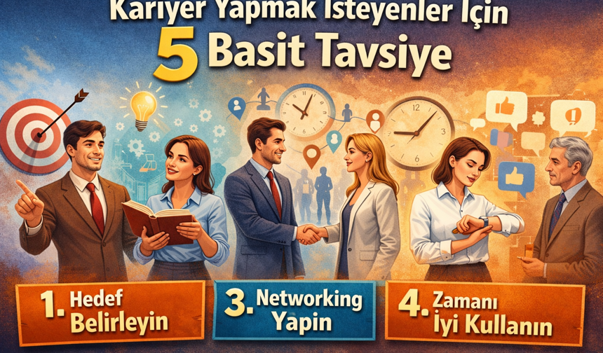Kariyer Yapmak İsteyenler İçin 5 Basit Tavsiye