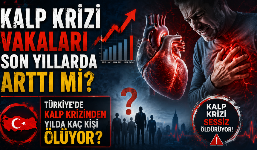 Kalp Krizi Vakaları Son Yıllarda Arttı Mı? Türkiye’de Kalp Krizinden Yılda Kaç Kişi Ölüyor?