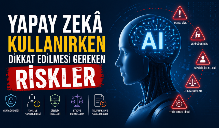 Yapay Zekâ Kullanırken Dikkat Edilmesi Gereken Riskler