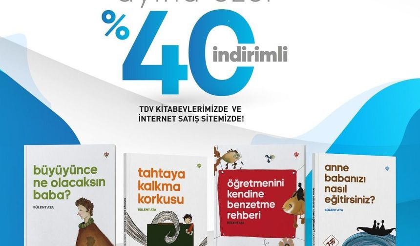 Türkiye Diyanet Vakfı Yayınları’nın Temmuz Ayı Fırsat Köşesinde Bülent Ata Kitapları Var