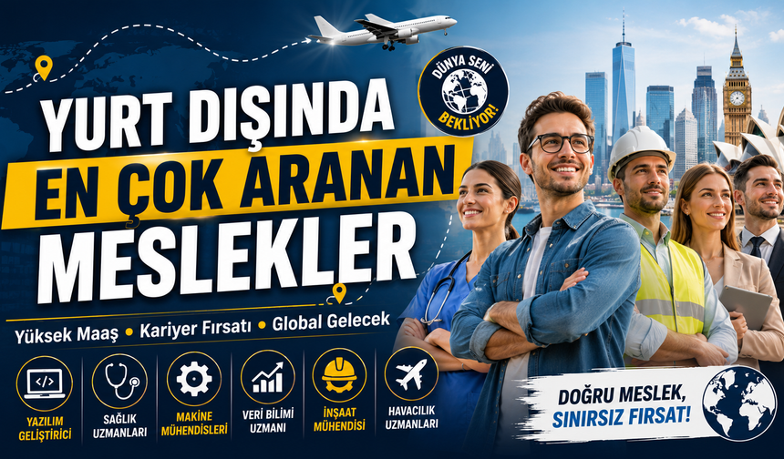 Yurt Dışında En Çok Aranan Meslekler
