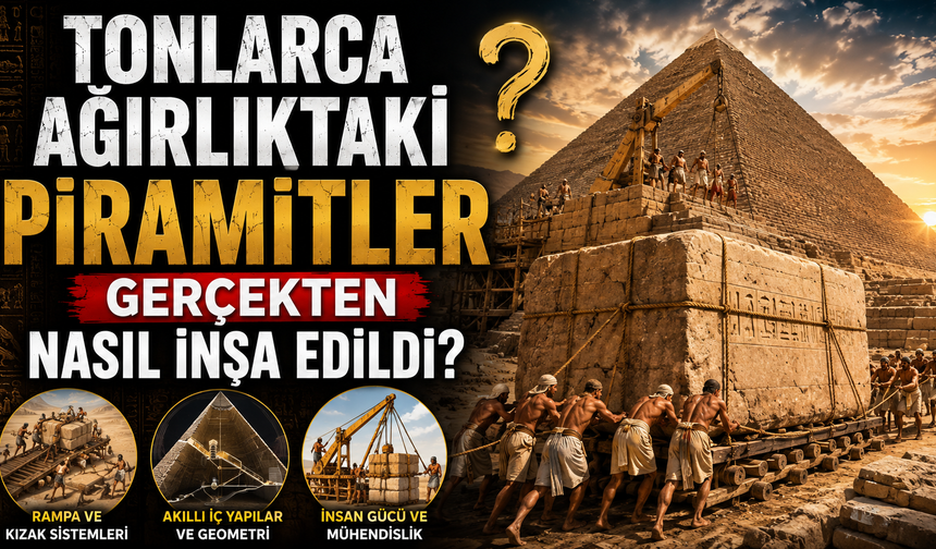Tonlarca Ağırlıktaki Piramitler Gerçekten Nasıl İnşa Edildi?