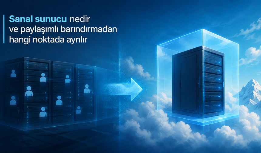 Sanal sunucu nedir ve paylaşımlı barındırmadan hangi noktada ayrılır?