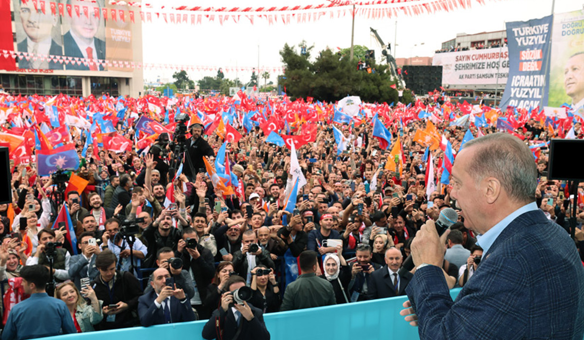 R.tayyip Erdoğan Samsun'da