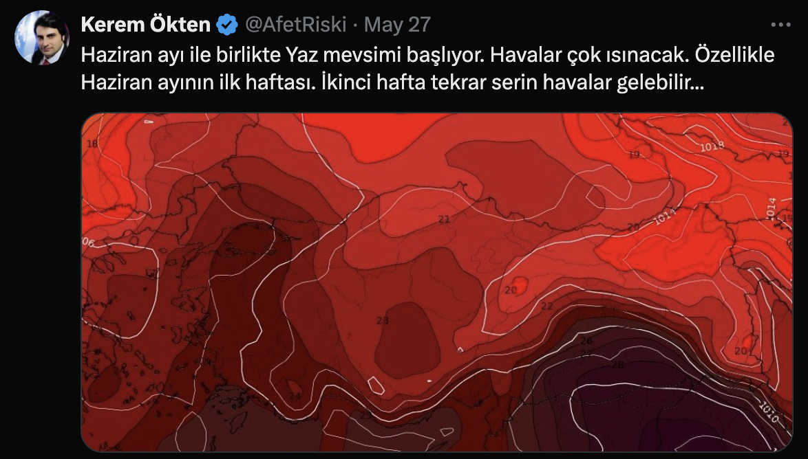 Türkiye'nin Sıcaklık Rekoru 