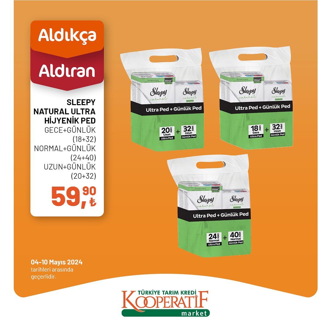 Kooperatif Market’te 04 10 Mayıs Tarihleri Arasında Aldıkça Aldıran Ürünler Var !Size En Yakın Kooperatif Market Için Profilimizdeki Linke Tıklayabilirsiniz.