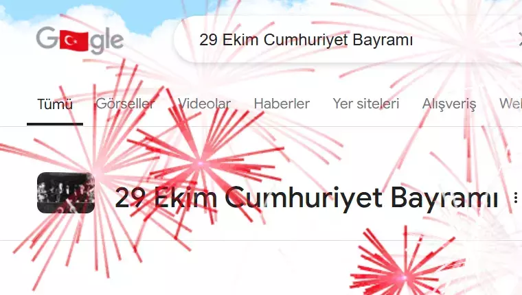 Google 29 Ekim Kutlamasi