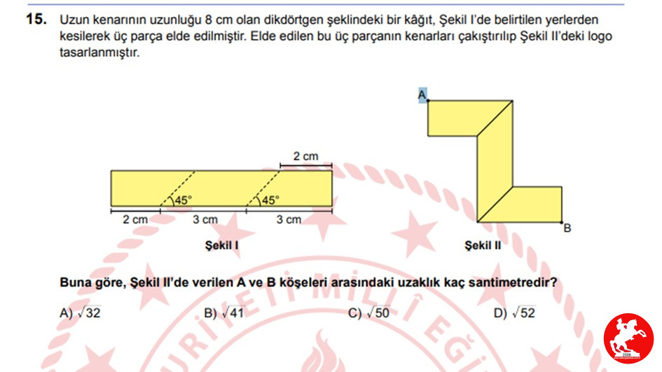 Lgs A Kitapcık 15.Nci Soru
