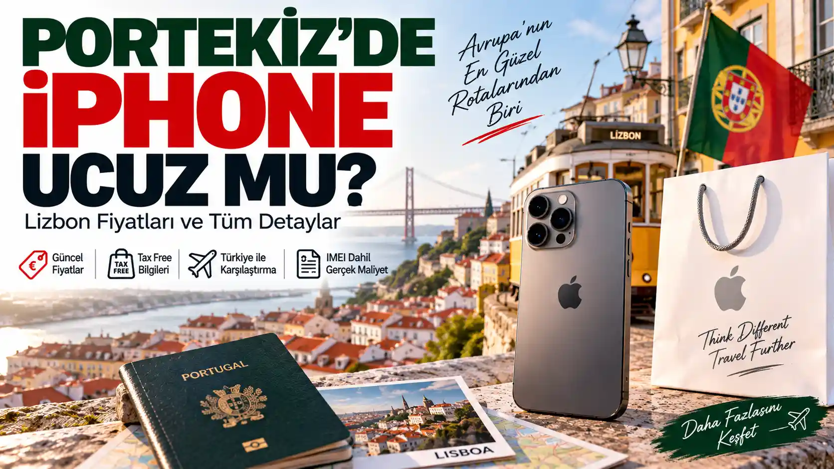 Portekiz’de iPhone Fiyatları Ucuz mu? iPhone 18 Pro Max ve Lizbon Fiyatları