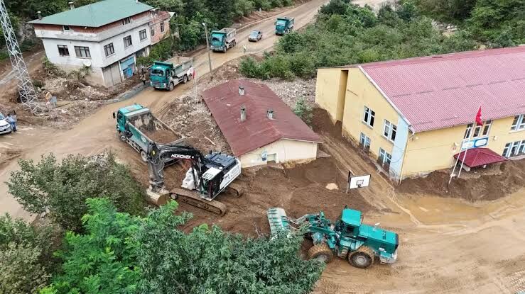 Trabzon'da Sel