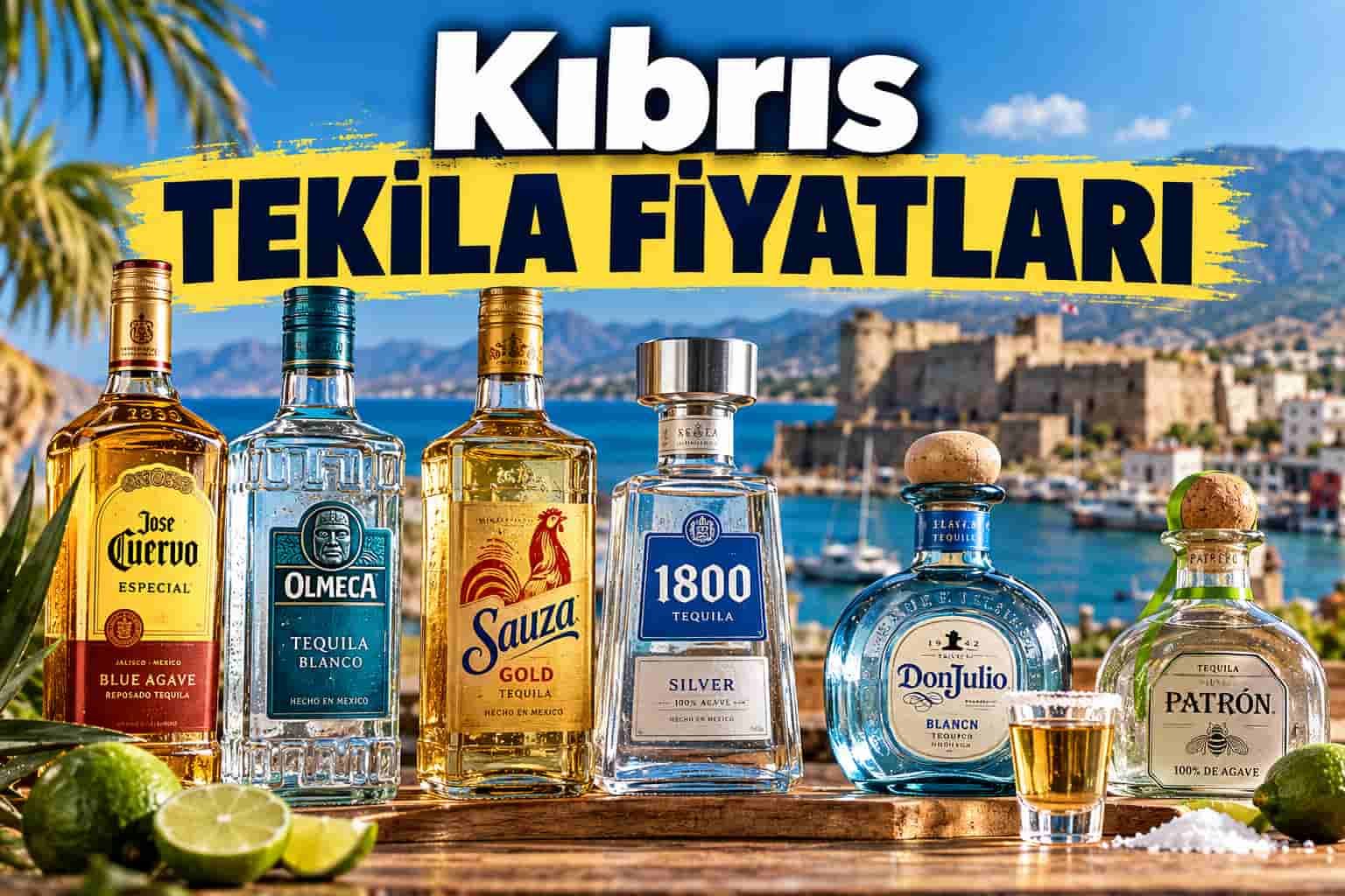 Kıbrıs Tekila Fiyatları: Olmeca, 1800 ve Sauza 2026 Güncel Liste